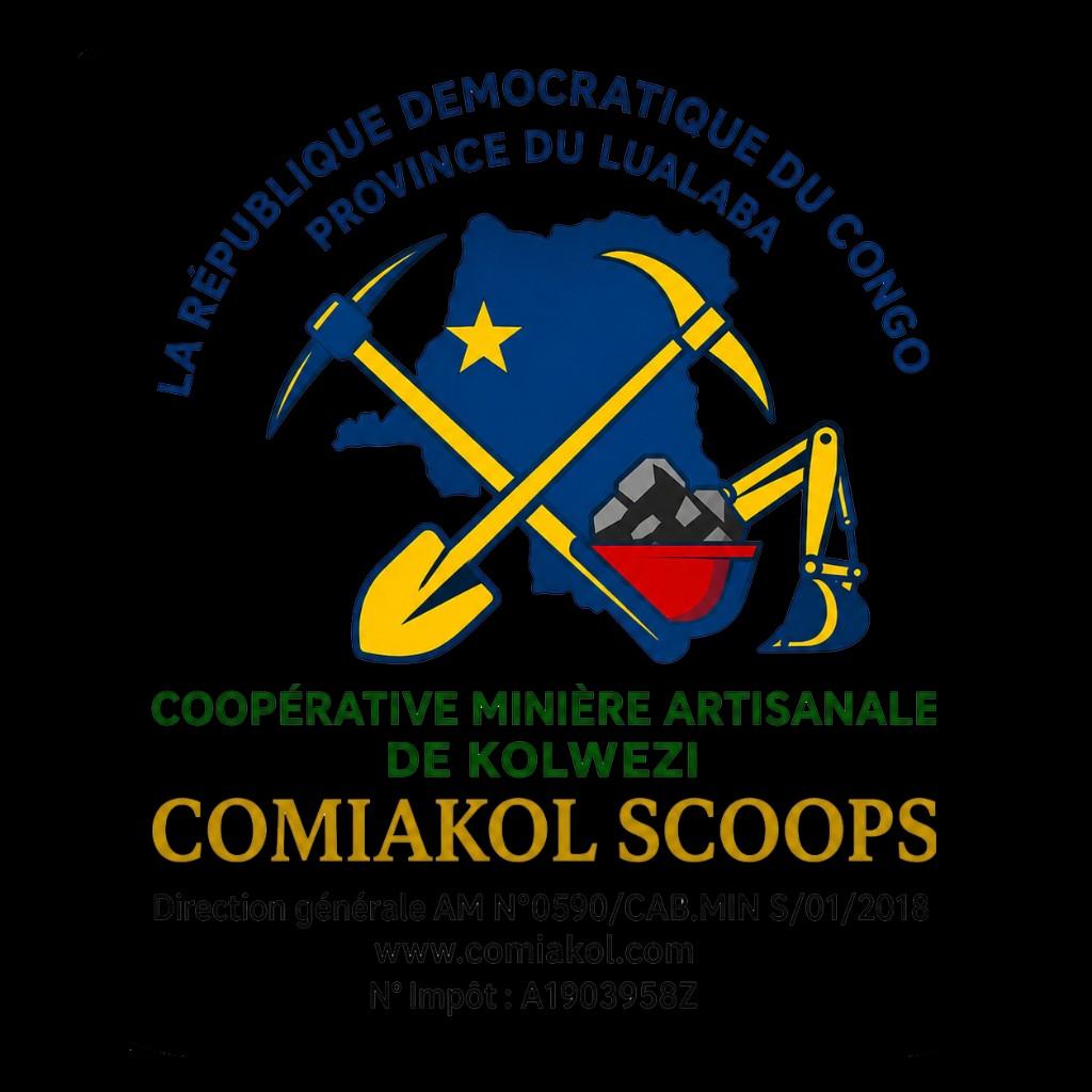 Logo officiel COMIAKOL SCOOPS — Coopérative Minière Artisanale de Kolwezi